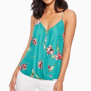 NEW Parker Silk Tropical Top in Teal
